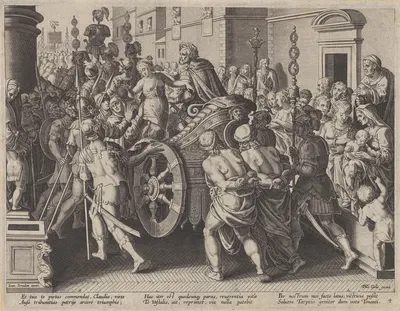 The Triumph of Hersilia by Stradanus, 1595 — digital art print download