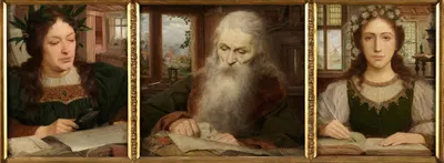 Historia – Tempus – Legenda by Edmond Van Hove, 1897 — digital art print download