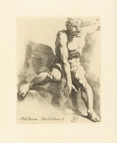 Angry Polyphemus by Jan de Bisschop, 1666-1671 — digital art print download