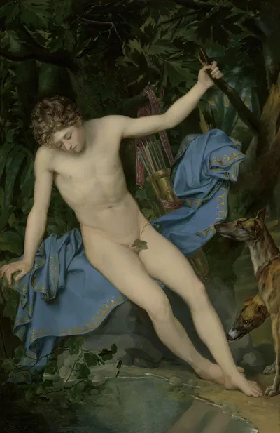 Narcissus by Жозеф Дени Одевэр, 1820 — digital art print download