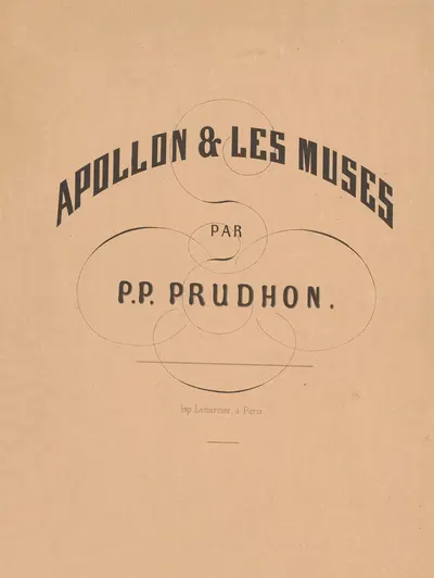 Apollon et les Muses – Title page by Жюльен Леопольд Бойи, 1851 — digital art print download
