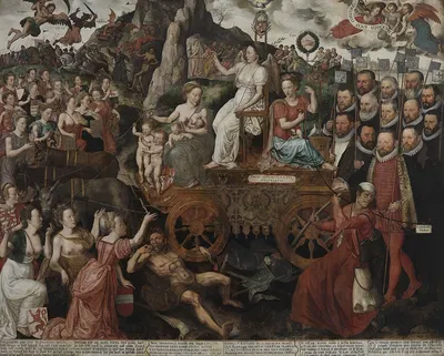 Allegory of the Peace in the Low Countries in 1577 by Питер Клаейссенс Младший, 1577 — digital art print download