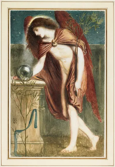 Allegorical Self-Portrait by Simeon Solomon — digital art print download