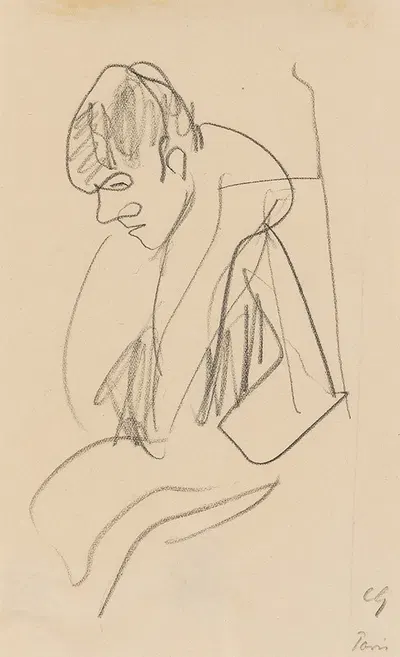 Figur von der Seite by Поль Ганголф, 1930 — digital art print download