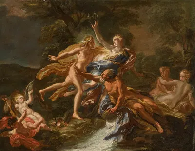 Apollo and Daphne by Giacomo Del Po — digital art print download