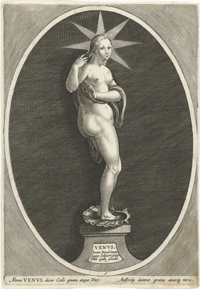 Venus by Jan Collaert II, 1585-1628 — digital art print download