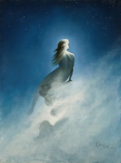 Question to the stars by Карл Вильгельм Диффенбах, 1898 — digital art print download