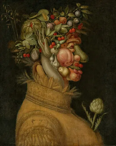 The Four Seasons by Workshop of Giuseppe Arcimboldo, 1573 — digital art print download