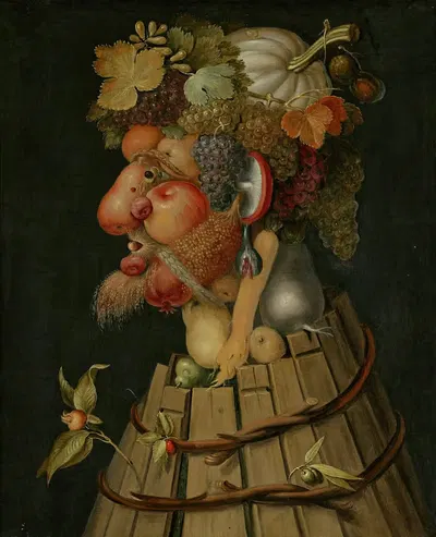 The Four Seasons by Workshop of Giuseppe Arcimboldo, 1573 — digital art print download