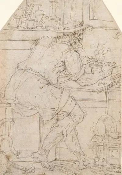 Artisan at Work by Pieter Coecke van Aelst — digital art print download