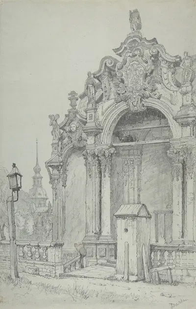 The Zwinger, Dresden by Samuel Prout — digital art print download