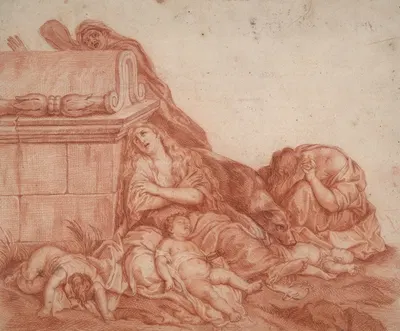 Study for the Massacre of the Innocents by Style of Abraham van Diepenbeeck — digital art print download