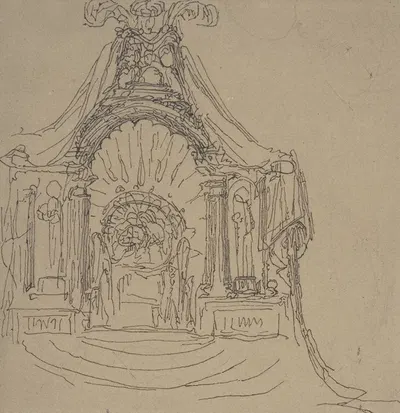 Design for a Throne by William Pitts — digital art print download