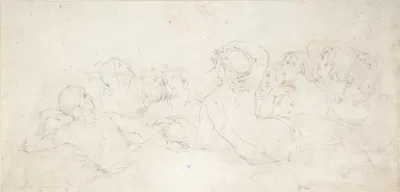Group of Sea Nymphs by William Pitts — digital art print download
