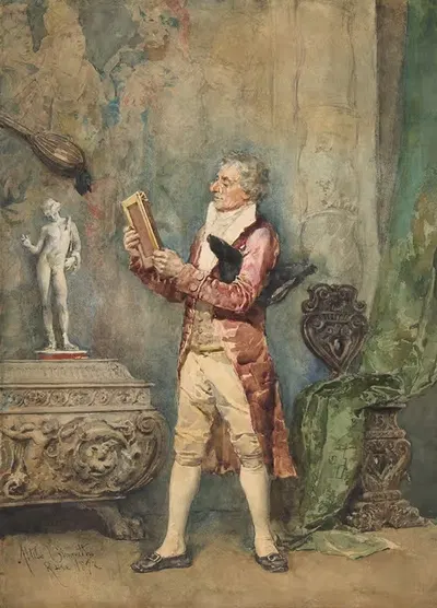 Любитель by Аттилио Симонетти, 1843–1925 — digital art print download