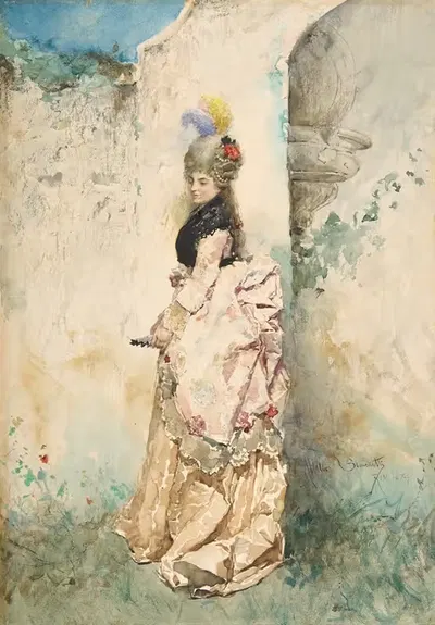 Свидание by Аттилио Симонетти, 1843–1925 — digital art print download