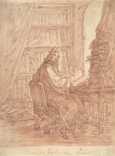 The Immortal Author by Кристиан Бернхард Рода — digital art print download