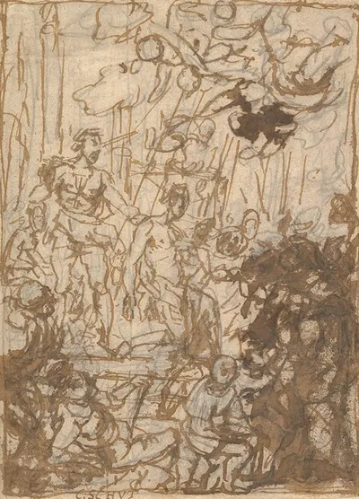 Martyrdom of Saint Gereon by Cornelis Schut — digital art print download