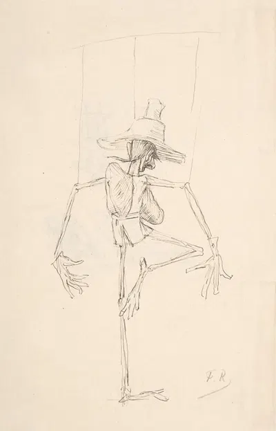 Study of Patin by Félicien Rops — digital art print download