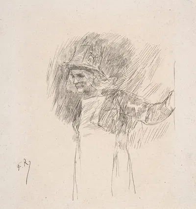 The Old Flemish Woman by Félicien Rops — digital art print download