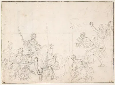 The Triumph of David by Франческо Солимена, 1657–1747 — digital art print download
