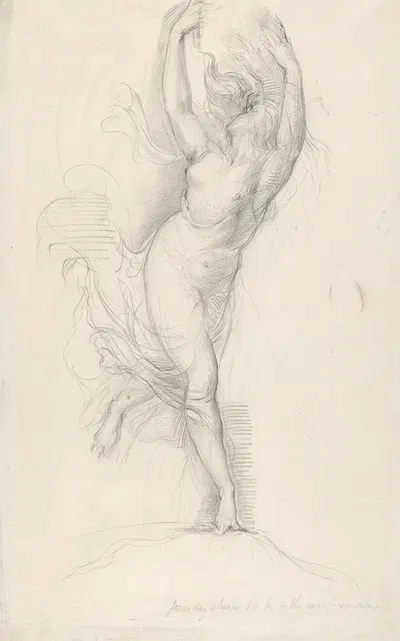 'Jocund Day Stands Tip Toe on the Misty Mountain Tops' (Shakespeare, Romeo and Juliet, Act 3, Scene 5) by George Richmond —…