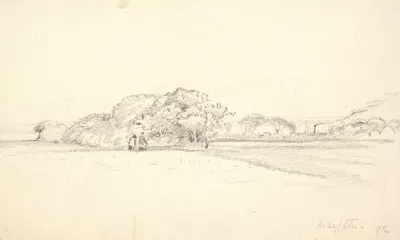 Landscape at Margate by Джордж Ричмонд — digital art print download