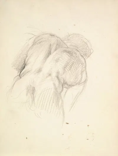 Study for a Male Figure in 'Comus–The Measure' by Джордж Ричмонд — digital art print download