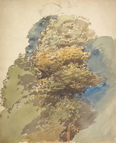 Study of a Tree by Джордж Ричмонд — digital art print download