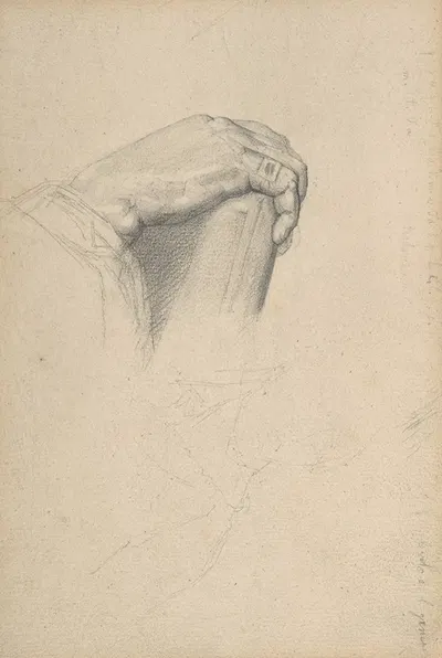 The Hand of Poussin, after Ingres by Жорж Сёра — digital art print download