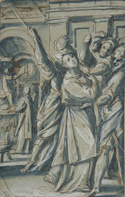 A Deacon Led to Martyrdom by Giovanni Mauro della Rovere, 1575–1640 — digital art print download
