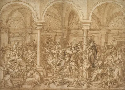 The Massacre of the Innocents by Giovanni Mauro della Rovere — digital art print download