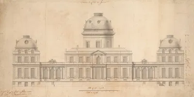 Design for the Garden Façade of a Palace by Джованни Никколо Сервандони, 1695–1766 — digital art print download