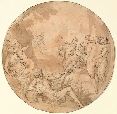 Diana Surprised at her Bath by Hans Rottenhammer — digital art print download