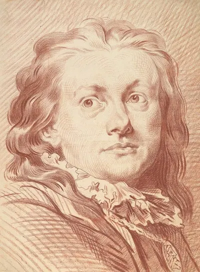 Head of a Man by Jakob Matthias Schmutzer, 1765–1810 — digital art print download