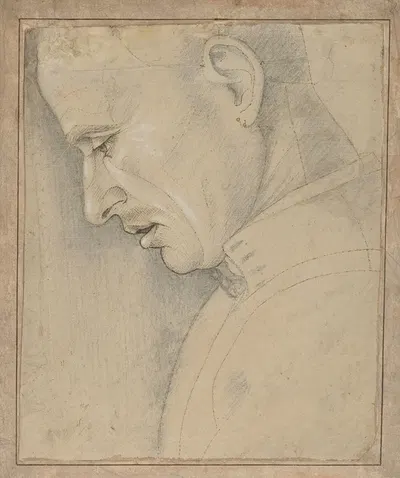 Head of a Man in Profile by Luca Signorelli — digital art print download