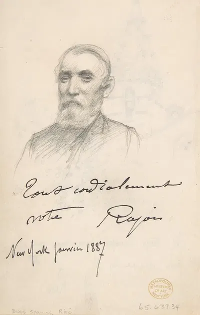 Portrait of Man by Мартин Рико и Ортега, 1833–1908 — digital art print download