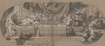 Feast in the House of Simon by Melchior Steidl — digital art print download