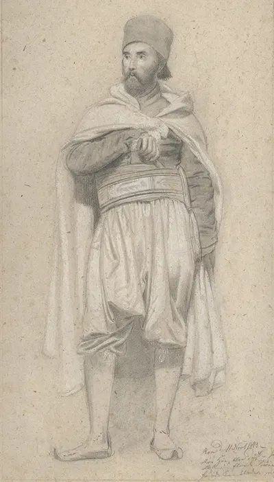 A Turkish Warrior by Нильс Симонсен, 1843 — digital art print download