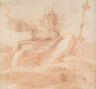 God the Father by Cristoforo Roncalli, 1553–1626 — digital art print download