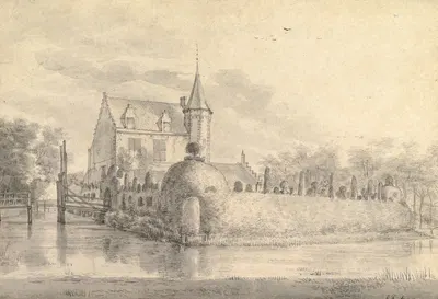 Замок Меердеворт, недалеко от Дордрехта by Ролант Рогман, 1647 — digital art print download