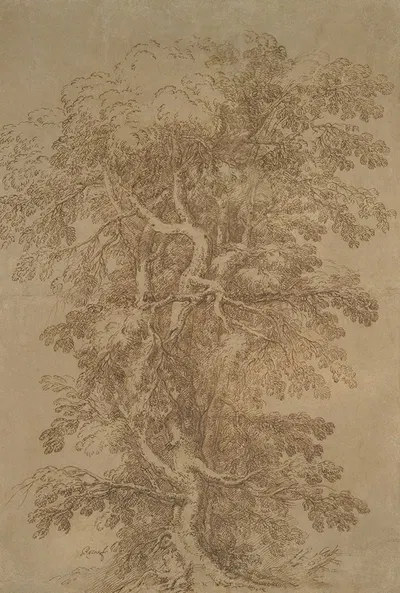 A Large Tree by Сальватор Роза — digital art print download