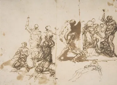 The Raising of Lazarus by Сальватор Роза — digital art print download