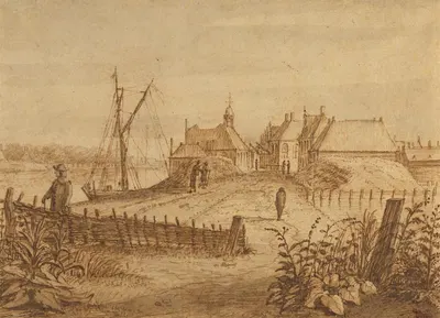 View of Part of the City of Amsterdam by Abraham Rutgers, 1686 — digital art print download