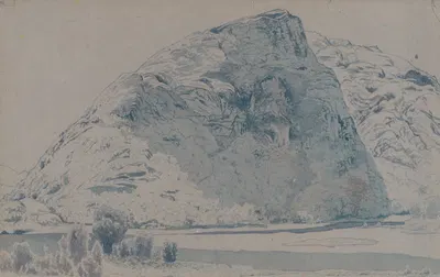 Mountain Landscape by Александр Хелвиг Уайант — digital art print download