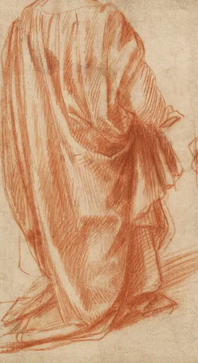 Drapery Study by Андреа дель Сарто, 1517 — digital art print download