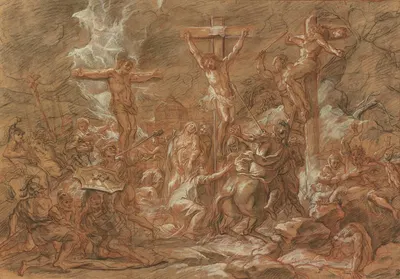 The Crucifixion by Антуан Койпель, 1692 — digital art print download