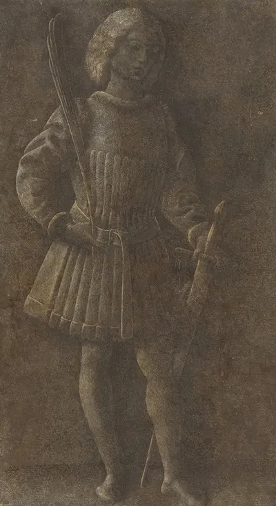 Standing Youth with Sword and Palm Branch by Antonio Vivarini — digital art print download