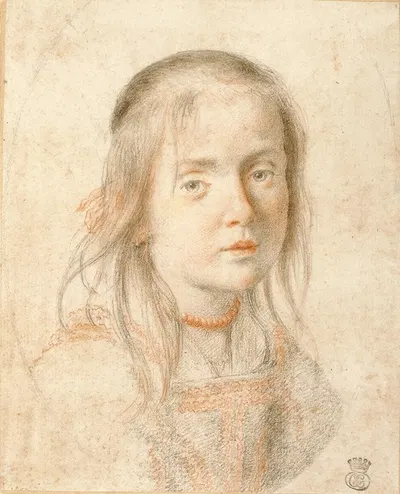 Portrait of a Girl by Carlo Dolci, 1665 — digital art print download