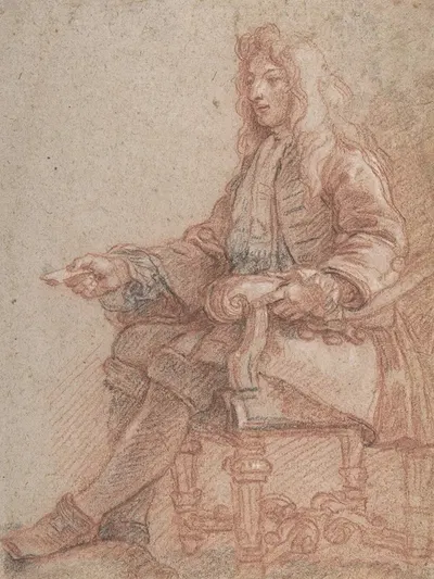 Gentleman Seated in an Armchair by Шарль де Ла Фосс — digital art print download